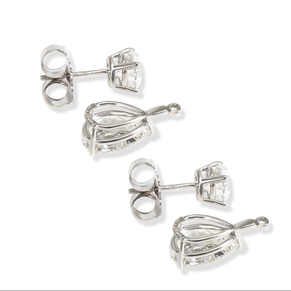 Tiffany & CO. Diamond Earrings - Picture 12 of 14